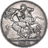 1822 Tertio Crown - George IV British Silver Coin - Nice
