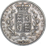 1844 Crown (Star Stops) - Victoria British Silver Coin - Nice