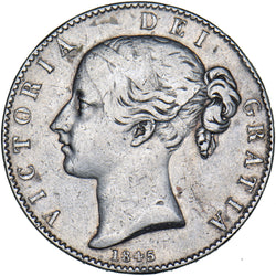 1845 Crown -   Silver Coin