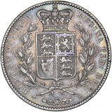 1845 Crown - Victoria British Silver Coin - Nice