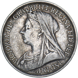 1893 LVI Crown - Victoria British Silver Coin
