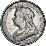 1893 LVI Crown - Victoria British Silver Coin - Very Nice