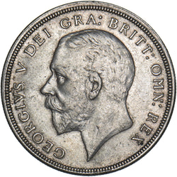 1930 Wreath Crown - George V British Silver Coin - Very Nice