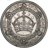 1930 Wreath Crown - George V British Silver Coin - Very Nice