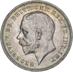 1935 Crown - George V British Silver Coin - Superb