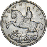 1935 Crown - George V British Silver Coin - Superb