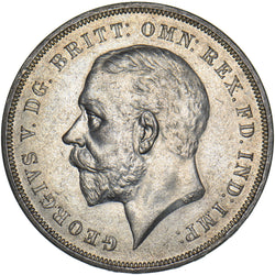 1935 Crown - George V British Silver Coin - Superb