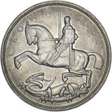 1935 Crown - George V British Silver Coin - Superb