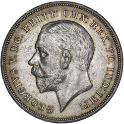 1935 Crown - George V British Silver Coin - Superb