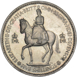 1953 Proof Crown - Elizabeth II British Coin - Very Nice