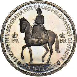 1953 Proof Crown (Cameo) - Elizabeth II British Coin - Superb