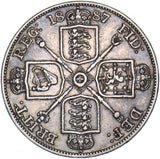 1887 Double Florin (Arabic 1) - Victoria British Silver Coin - Nice