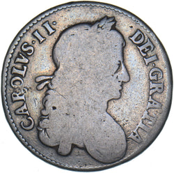 1663 Halfcrown - Charles II British Silver Coin