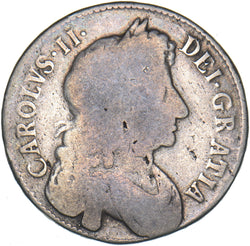 1673 Halfcrown - Charles II British Silver Coin