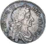 1682 Halfcrown (82 Over 79 R4) - Charles II British Silver Coin