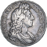 1696 C Halfcrown (Chester Mint) - William III British Silver Coin - Nice