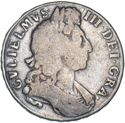 1699 Halfcrown - William III British Silver Coin