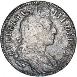 1701 Halfcrown - William III British Silver Coin