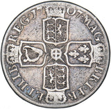 1707 Halfcrown - Anne British Silver Coin