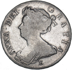 1708 E Halfcrown (Edinburgh Mint) - Anne British Silver Coin