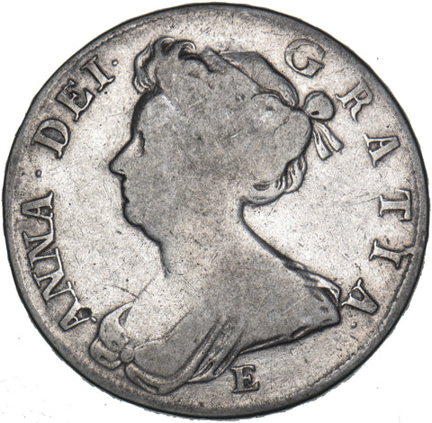 1708 E Halfcrown (Edinburgh Mint) - Anne British Silver Coin