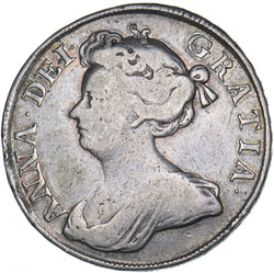 1713 Halfcrown - Anne British Silver Coin