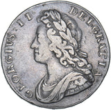 1736 Halfcrown - George II British Silver Coin - Nice