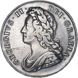1741 Halfcrown - George II British Silver Coin - Nice