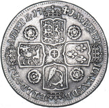 1741 Halfcrown - George II British Silver Coin - Nice