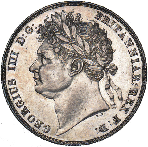 1820 Halfcrown - George III British Silver Coin - Very Nice