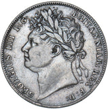 1823 Halfcrown - George IV British Silver Coin - Nice