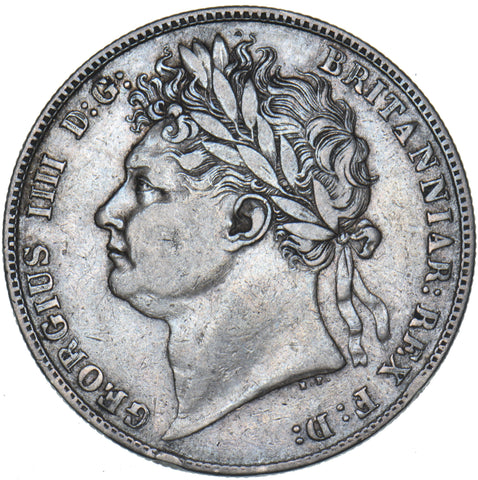 1823 Halfcrown - George IV British Silver Coin - Nice