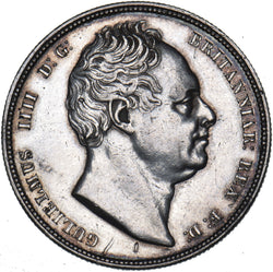 1834 Halfcrown (WW in block) - William IV British Silver Coin - Nice