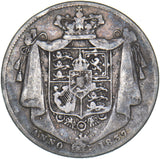 1837 Halfcrown - William IV British Silver Coin