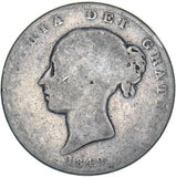 1849 Halfcrown - Victoria British Silver Coin