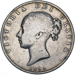 1850 Halfcrown - Victoria British Silver Coin