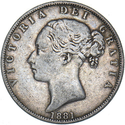 1881 Halfcrown - Victoria British Silver Coin