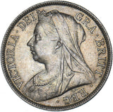 1896 Halfcrown - Victoria British Silver Coin - Very Nice