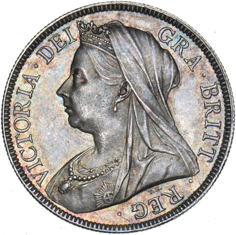 1897 Halfcrown - Victoria British Silver Coin - Superb