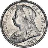 1901 Halfcrown - Victoria British Silver Coin - Superb