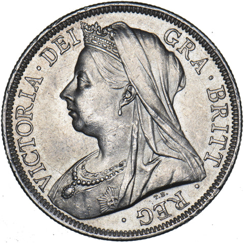 1901 Halfcrown - Victoria British Silver Coin - Superb