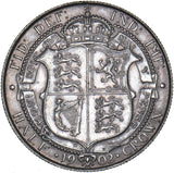 1902 Halfcrown - Edward VII British Silver Coin - Very Nice