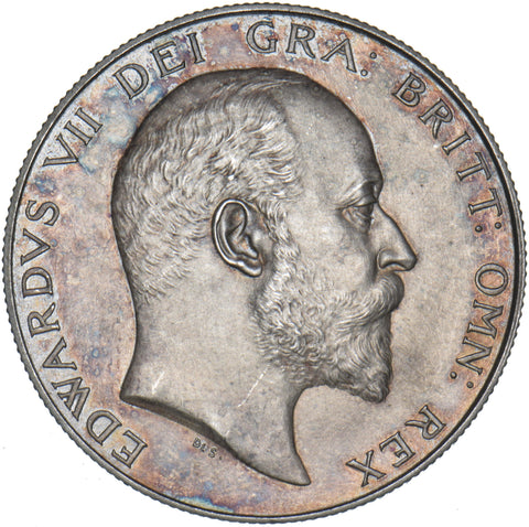 1902 Matt Proof Halfcrown - Edward VII British Silver Coin - Superb