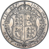 1902 Matt Proof Halfcrown - Edward VII British Silver Coin - Superb