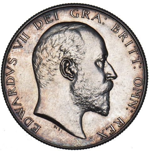 1902 Matt Proof Halfcrown - Edward VII British Silver Coin - Very Nice