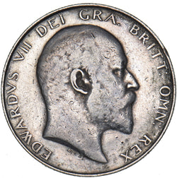1907 Halfcrown - Edward VII British Silver Coin - Nice