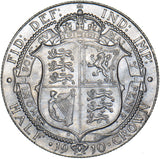 1910 Halfcrown - Edward VII British Silver Coin - Superb