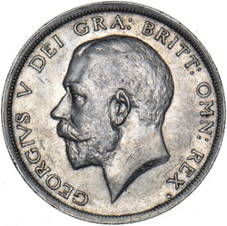 1916 Halfcrown - George V British Silver Coin - Very Nice