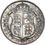 1917 Halfcrown - George V British Silver Coin - Superb