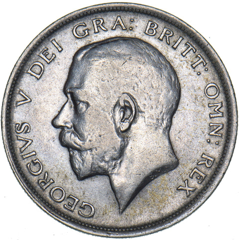 1920 Halfcrown - George V British Silver Coin - Nice
